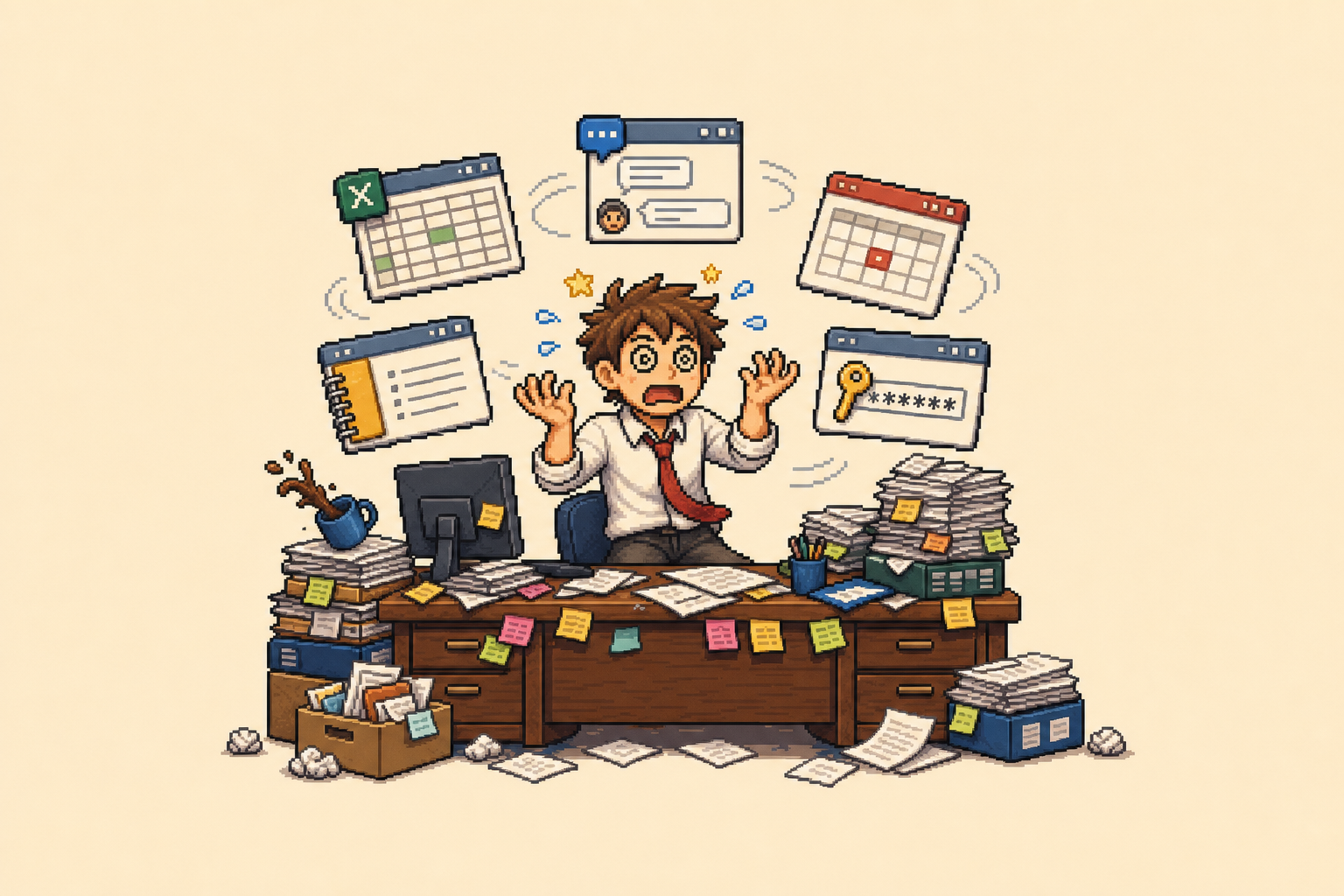 Founder juggling too many apps